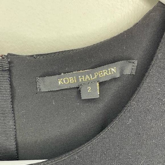 Kobi Halperin Sheath Dress in Black Size 2 - Picture 3 of 5